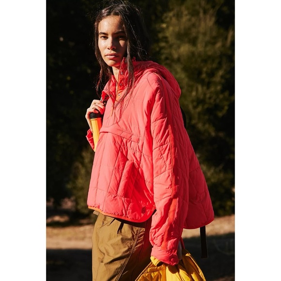 NWT Free People Movement Pippa Packable Pullover Puffer Jacket Electric Sunset - Picture 10 of 11